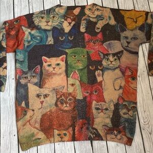 CAT SWEATER! Size 3X
Like New!